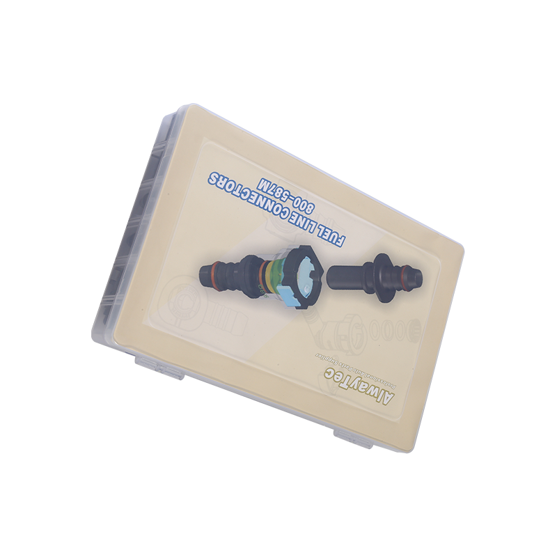 Quick Connector KIT-587, Male Connector Fuel System Quick Release Connector Kit for DIY Hose Maintenance or New Design